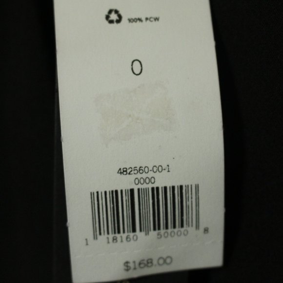 Banana Republic Collarless Black Blazer Size 0 - Picture 7 of 7